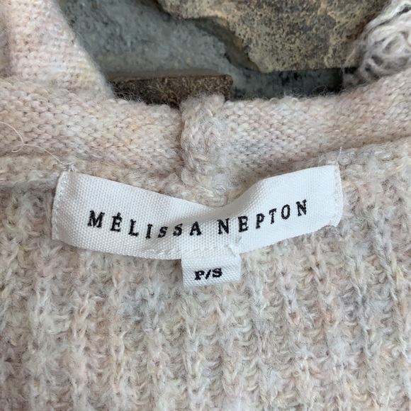 Melissa Nepton open front hooded cardigan. Size small - Picture 2 of 7